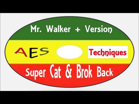 Super Cat & Brok Back-Mr Walker + Version (Techniques 1982)