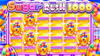 12 MAX MULTIS ON SUGAR RUSH 1000! [TOP 10] BIGGEST SLOT WINS OF THE DAY! #200