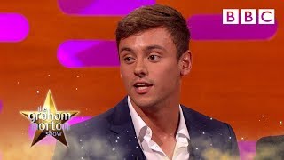 Tom Daley on the benefits of tight swimming trunks – The Graham Norton Show: Series 19 – BBC One