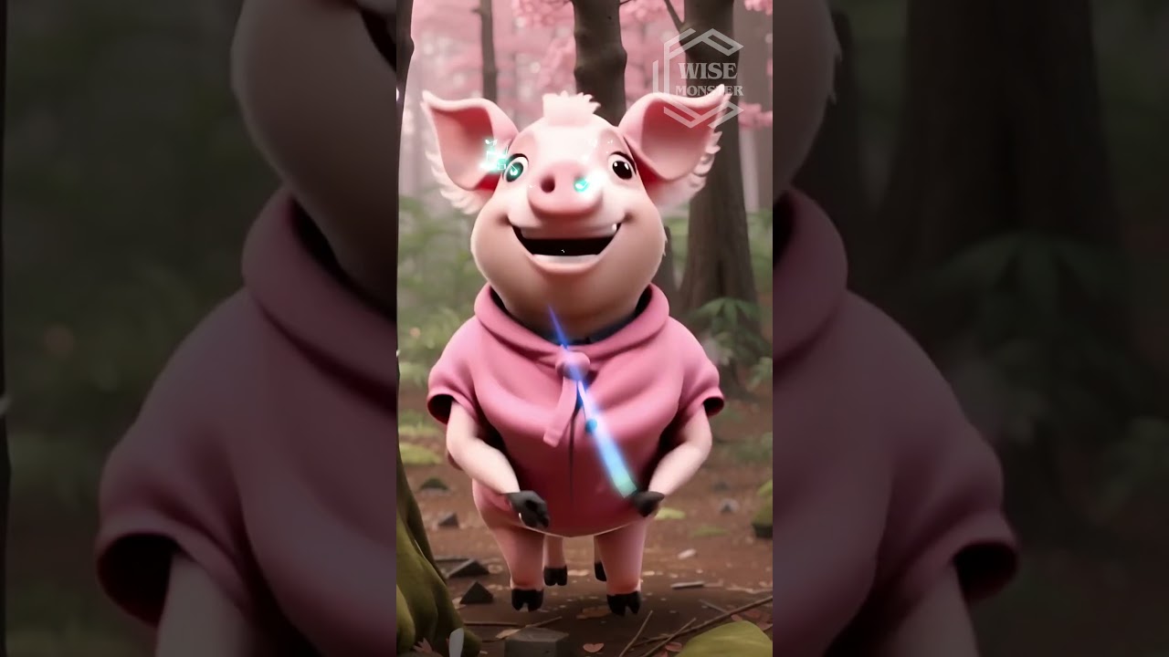 The Pig Happy!! #animals #animal #cute #pig #wallpaper #happy #Glad #forest #4k #fyp