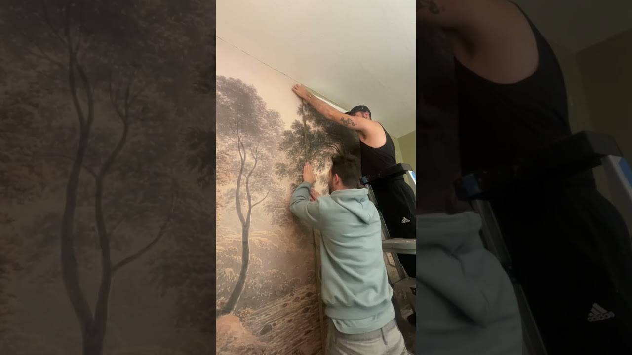 We tried a Removeable Wallpaper😅… The vibes are Gorgeous😍! #shorts