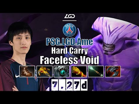 [COMEBACK] Faceless Void | PSG.LGD.Ame | Hard Carry Faceless Void | 7.27d Gameplay Highlights