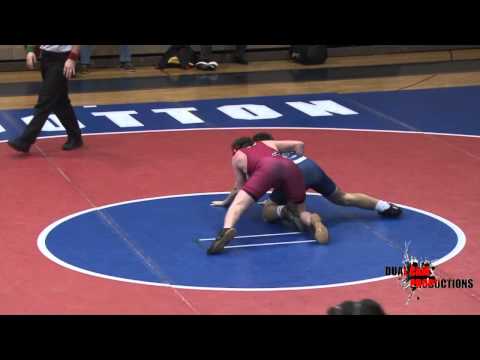 126 lbs Magruder vs Quince Orchard wrestling 2014