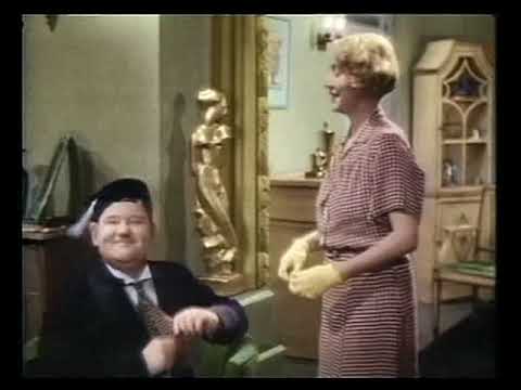 Laurel and Hardy   Sons of the Desert colorized