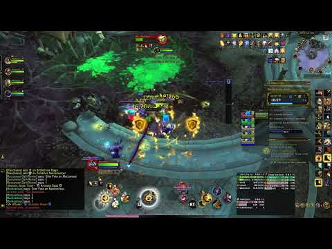 Wow Mythic +10 Necrotic Wake Dungeon Full Clear with Dracobanis and Monkcelious
