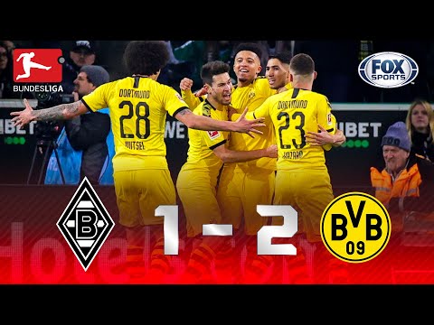 SEGUE A CAÇA AO LÍDER! Melhores momentos de Monchengladbach 1 x 2 Borussia Dortmund