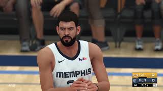 NBA 2K19 My Career Grizz v Lakers!!!