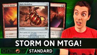 🌩️ Pretty-Close-To-Modern Storm Deck On Arena! 🌩️ - 🔴🔴🔴 - Mono-Red Storm - Historic