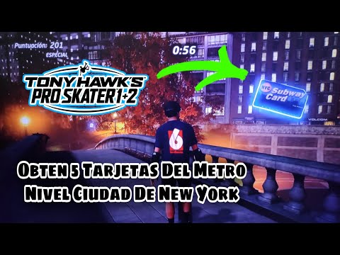 Obten 5 Tarjetas Del Metro Nivel Ciudad De New York Tony Hawk's Pro Skater 1 + 2 Remake Gameplay PS4