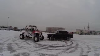 RZR в городе? почему нет! Дрифт на выживание на ТАЗах