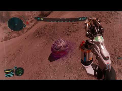 Elite Dangerous: Odyssey - Landing on a Atmospheric Planet and Scanning the Local Biology