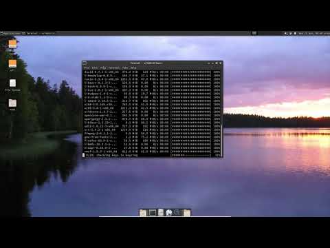 ArcoLinux : 1721 Installing ArcoLinux conkies and Xfce4 on a virgin Arch Linux