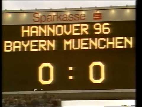 1988/1989 10. Spieltag Hannover 96 - Bayern München