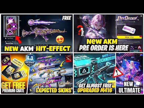 4.3 NEW PRE ORDER EVENT😍| NEW JOCKER AKM HIT EFFECT💥| NEW ULTIMATE SET🔥| NEXT PREMIUM CRATE🤯PUBGM