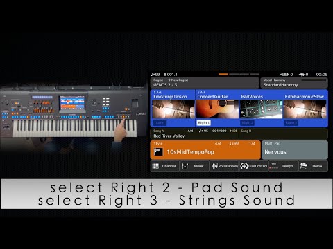 Yamaha Genos 2 - Guitar Arpeggiator with Style (Tutorial)
