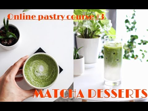 Japanese Pastry Course #3 Matcha desserts - Promotional Video -