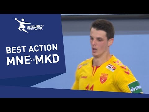 Taleski flies into the goal | Men's EHF EURO 2018