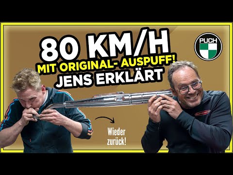 80KM/H WITH ORIGINAL PUCH EXHAUST! How to do it? Jens explains it step by step 🔥