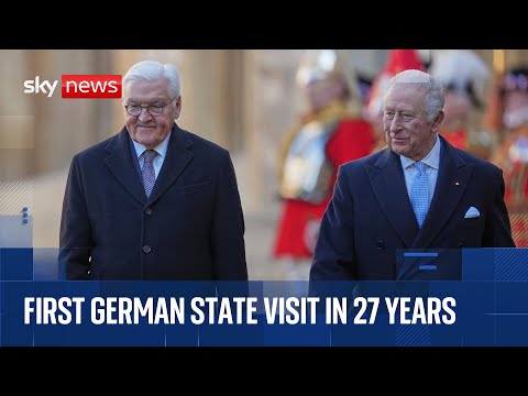 German president meets King and Queen on UK state visit