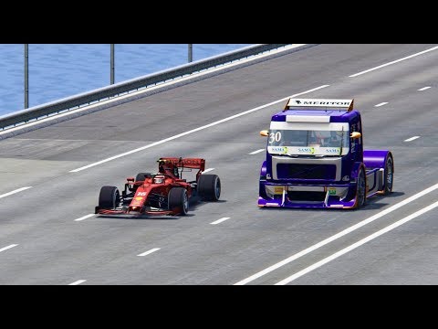 Ferrari F1 2019 vs Formula Track F1 - Drag RACE
