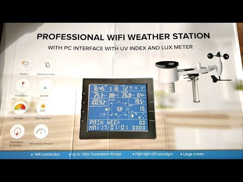 метеостанція easy weather wifi2730 (MISOL) блок датчиків WS69CN, екран WS2320CE