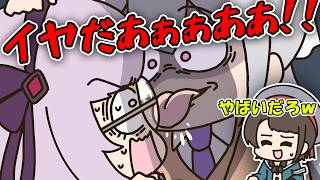 独特なアピールでサロメとスバルを翻弄するでろーん【手描き】【樋口楓】【壱百満天原サロメ】【大空スバル】