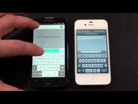 Motorola Atrix 2 vs Apple iPhone 4S Part 2 "AT&T Face Off"