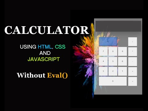 Calculator Without Eval Css And Javascript Calculadora Sem Function Eval Css E Javascript