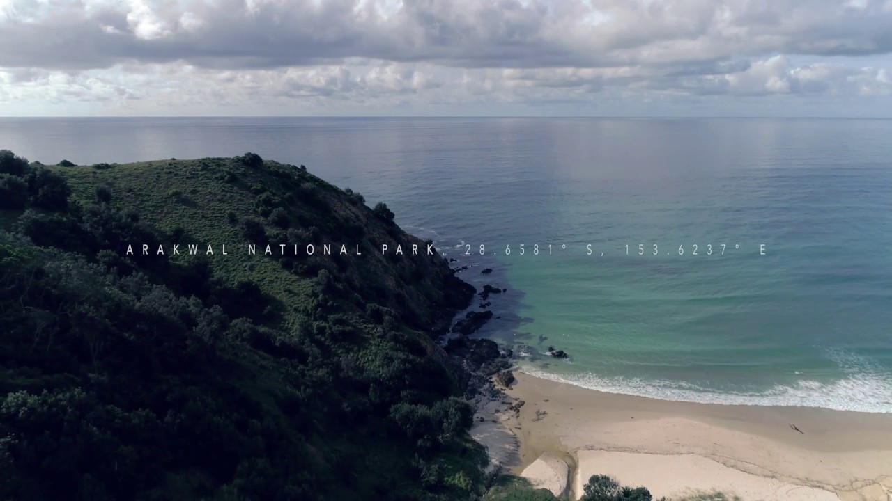 Experience the aerial views of Arakwal National Park.