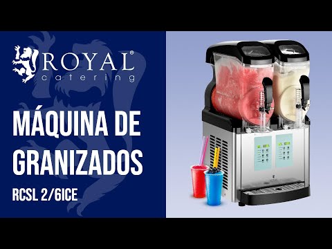 vídeo - Máquina de granizados - 2 x 8 l - função de gelado