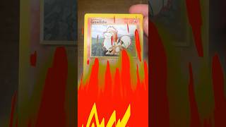 THE FIREY UNDERDOG! - Vintage Base Set Growlithe Breakdown - Pokémon TCG #shorts