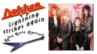 Dokken - Lightning strikes again 🎧(lyrics)🎵