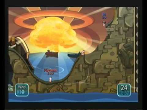 worms battle islands wii puzzle 9