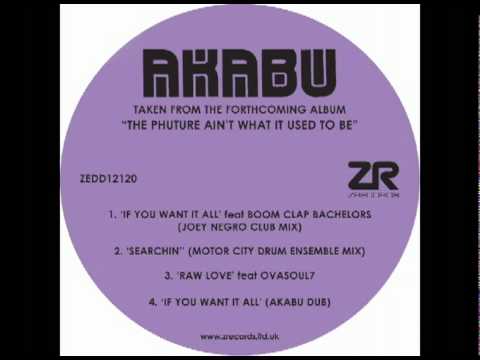 Akabu - If You Want It All (Joey Negro Club Mix)