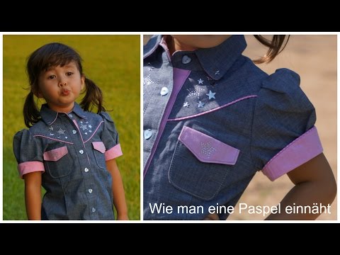 Wie man eine Paspel annäht | Western Bluse Schnittmuster | Frocks & Frolics