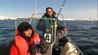 preview picture of video 'Karališka zvejyba Norvegijoje 2012 - Soroya'