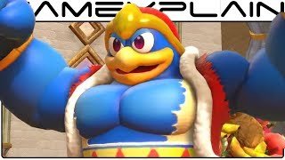 Kirby: Star Allies - Check Those Pecs in Swole Dedede's Boss Intro
