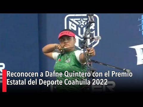 Reconocen a Dafne Quintero con el Premio Estatal del Deporte Coahuila 2022