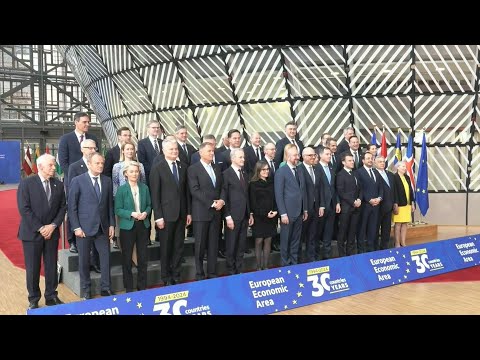 European leaders pose for group photo on second day of summit | AFP
