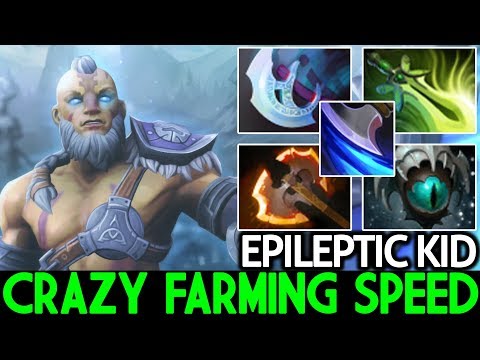 EPILEPTIC KID [Anti Mage] Crazy Farming Speed Top Pro Carry 7.22 Dota 2