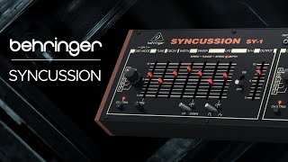 Video thumbnail for Behringer Syncussion SY-1 Demo by Limbic Bits