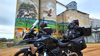 OUTBACK NSW Silo Art on an Adventure Bike road trip