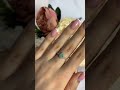 Серебряное кольцо с изумрудом 0.932ct