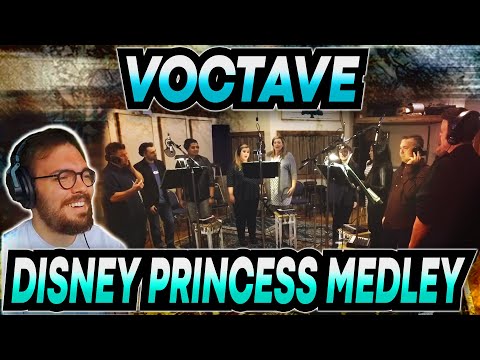 Twitch Vocal Coach Reacts to Disney Princess Medley by Voctave