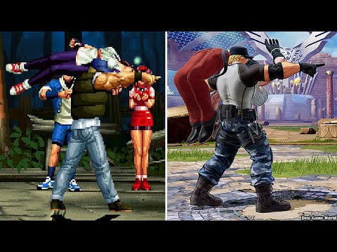 Evolution of Clark Still - Running Three Super Move In KOF Series  [1997 - 2022]