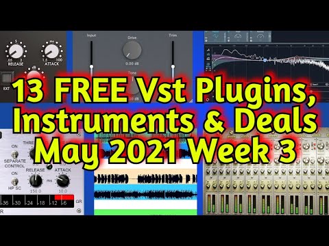 13 NEW Best FREE Audio VST PLUGINS, Vst Instruments, Sample Packs & MEGA DEALS - May 2021 Week #3