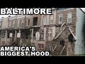 Baltimore Huge Dangerous Slums Surround Beautiful Downtown