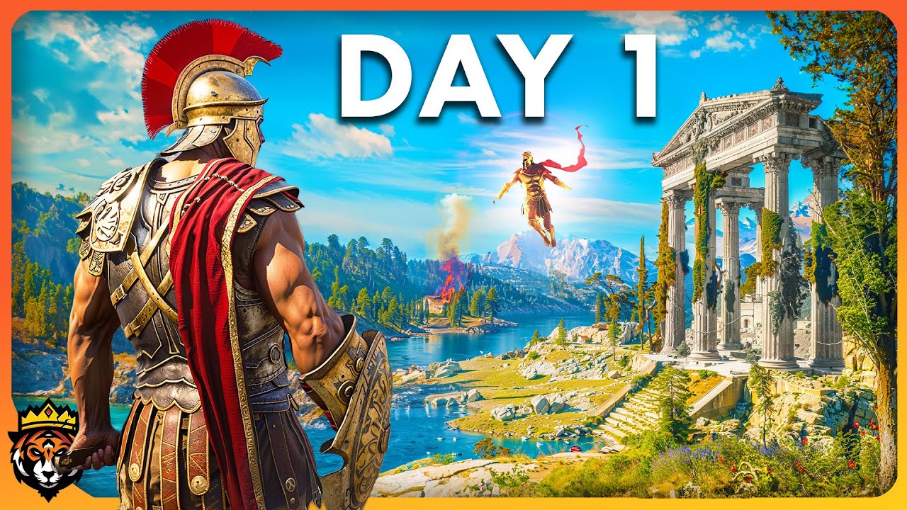 DAY 1 First Look at this New SPARTAN Survival Game... Dawn of Defiance