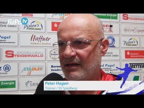 Peter Hogen - SV Spielberg - zum Spiel vs. SV Sandhausen II, FuPa.tv-Interview, 15.10.2016