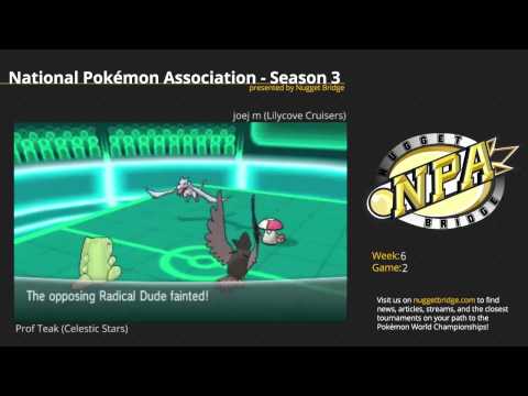 NPA 3 Week 6 - Prof Teak (Celestic Stars) vs joej m (Lilycove Cruisers) Game 2